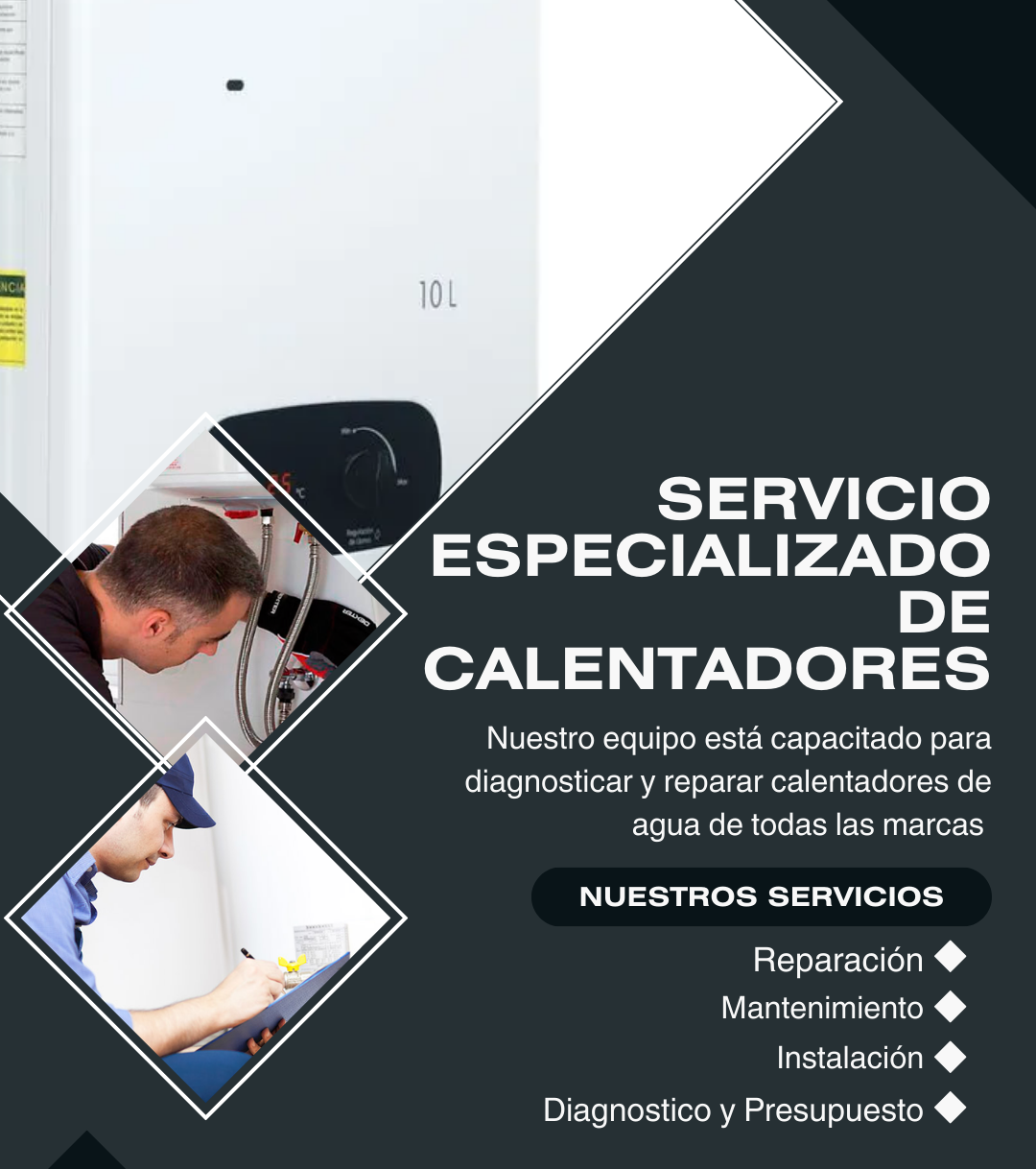 reparación calentadores